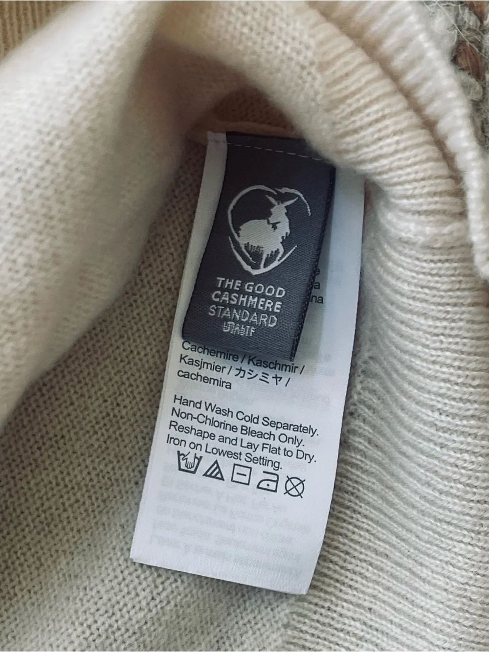Perfect Cashmere Crewneck J. Crew Cream Size XXL
